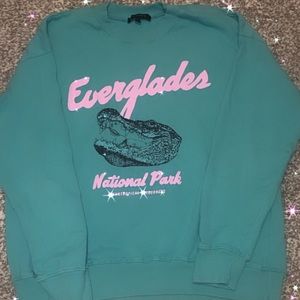 ✨sea green everglades national park sweatshirt✨